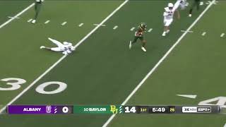 No. 10 Baylor 69, Albany 10: GAVIN HOLMES TO THE HOUSE!