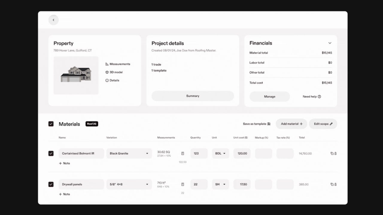 How To Hover: Navigating Estimates