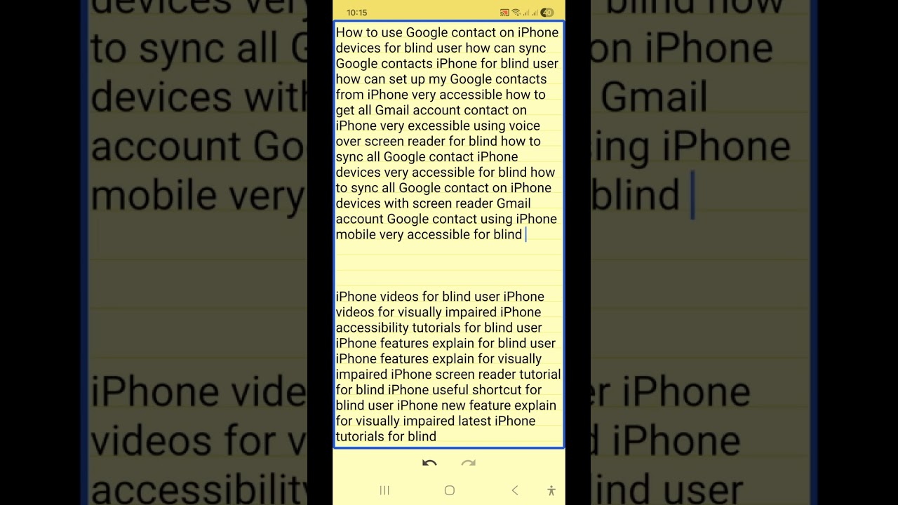 Google account contact add process full detail for blind Gmail ID setup using voice over 