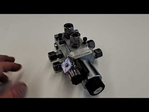 Badestnost Hydraulik Magnetventil Frontlader Alö Stoll Quicke Trima Baas 50L/Min für 10 & 12mm Rohr