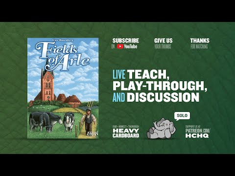 Fields of Arle --- solo Play-through by Heavy Cardboard