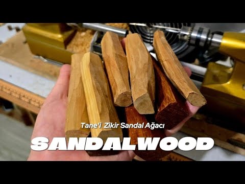 Sandalwood rosary making / Sandal ağacı tesbih yapımı