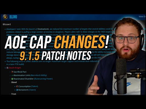 9.1.5 Patch Notes: AOE Cap Changes & Conduit Buffs