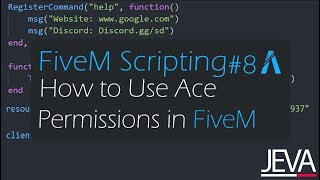 FiveM Scripting 8 - Using Ace Permissions
