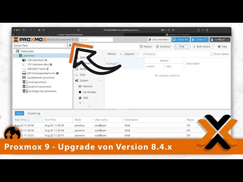 Proxmox 9 - Upgrade von Version 8.4.x