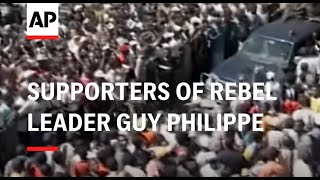 Philippe comments, rebels, scenes in capital