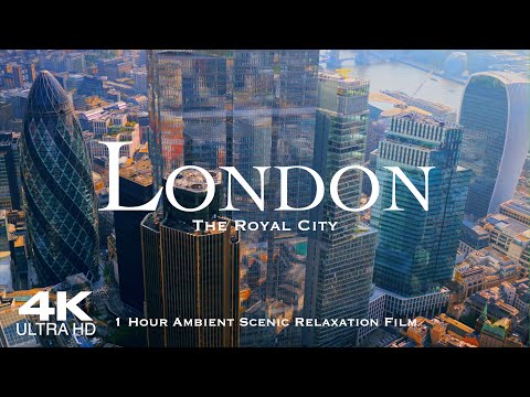 [4K] LONDON 2026 🇬🇧 1 Hour Drone Aerial Relaxation Film UHD | England United Kingdom