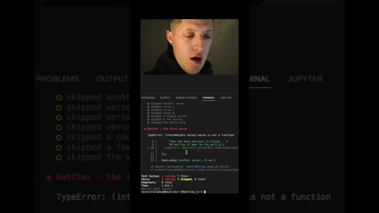 Running Jest JS Tests