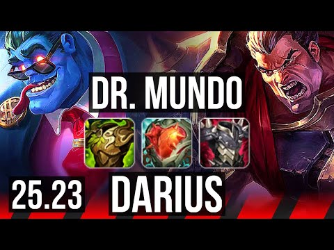DR. MUNDO vs DARIUS (TOP) | KR Grandmaster | 25.23