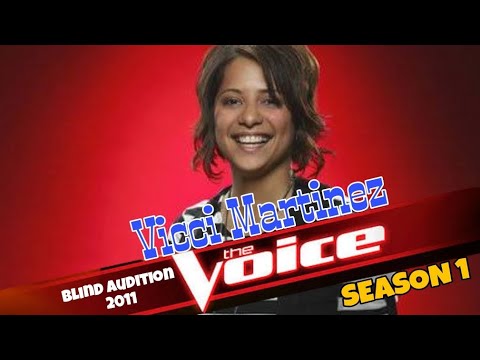 THE VOICE USA Season 1 (2011) Blind Audition - Vicci Martinez "Rolling In The Deep"