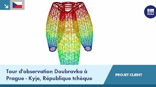 CP 001148 | Tour d'observation Doubravka à Prague - Kyje, République tchèque