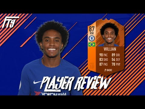 MAN OF THE MATCH 87 WILLIAN PLAYER REVIEW - MOTM WILLIAN - FIFA 18 ULTIMATE TEAM