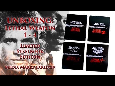 Unboxing - Lethal Weapon - 1 - 4 - Steelbooks - Media Markt exklusiv