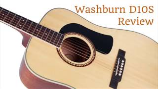 Video thumbnail for Guitar Review Washburn D10S Acoustic by Florentin Tise Plus