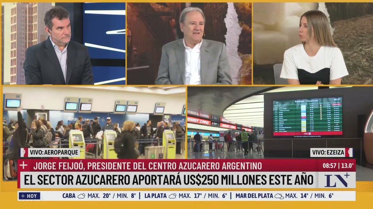 La Argentina exportará un 500% más de azúcar que en 2023; el testimonio de Jorge Feijoó