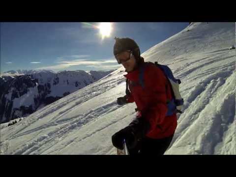 Snowboard Freeride Downhill Top of Fieberbrunn [HD]