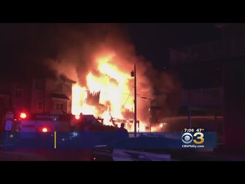 Fire Rips Through Homes In Sea Isle City