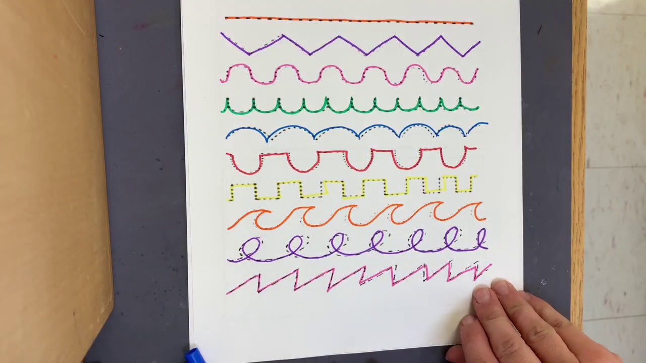 K Tracing Lines