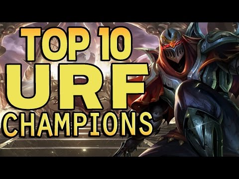 Top 10 Ultra Rapid Fire (URF) Champions - League of Legends