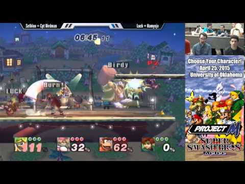 FX_DFW Sethlon + Cpt. Birdman VS Luck + FX_DFW Hamyojo - Project M Doubles Winner's Finals