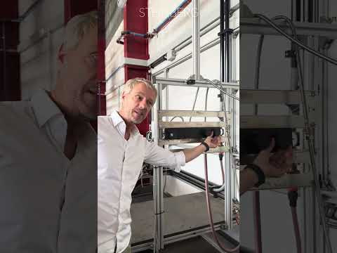 Steinberg Duschset mit Handbrause, Regenbrause und Schwallbrause und integrierter Wasserturbine