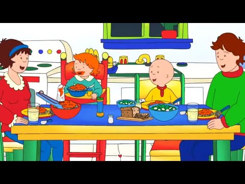 Caillou e o Jantar em Família | Caillou em Português - WildBrain