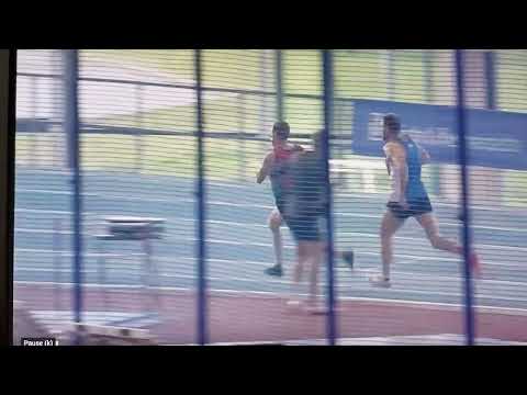 M50 400m Irish Indoors Masters Champs 2022 Athlone