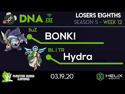 DNA.EXE S5:W12 - IluZ | BONK! (Meta Knight) Vs. BL | TR | Hydra (Palutena) - Losers Eighths
