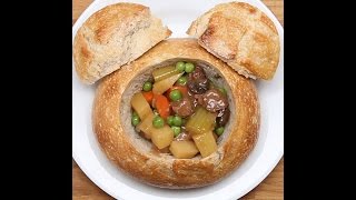Disneyland's Slow Cooked Beef Stew Bread Bowl