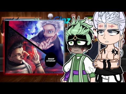 Mojuro react to Gojo vs Sukuna || GACHA 🇺🇲🇧🇷