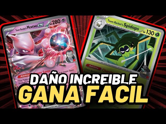 Vídeo relacionado con Pokémon: Baraja Combate de Liga de Mewtwo ex del Team Rocket (1 baraja de 60 Cartas Lista para Jugar)
