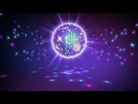 Spinning Purple Disco Ball Vj Loop - Disco Ball Animation Party Background
