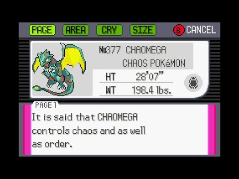 Pokemon Ruby Destiny Life of Guardians Complete National Pokedex