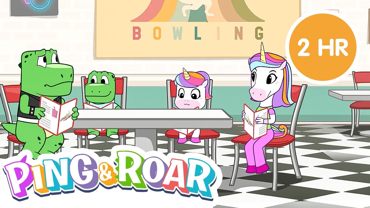 🎬🕒 2 Hours of Nonstop Fun with Ping & Roar | Kids Cartoon Compilation