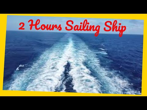 ░▒▓ 2 Hours SAILING SHIP Sleep Sounds - Sailing and Ocean Sounds for Sleep ▓▒░
