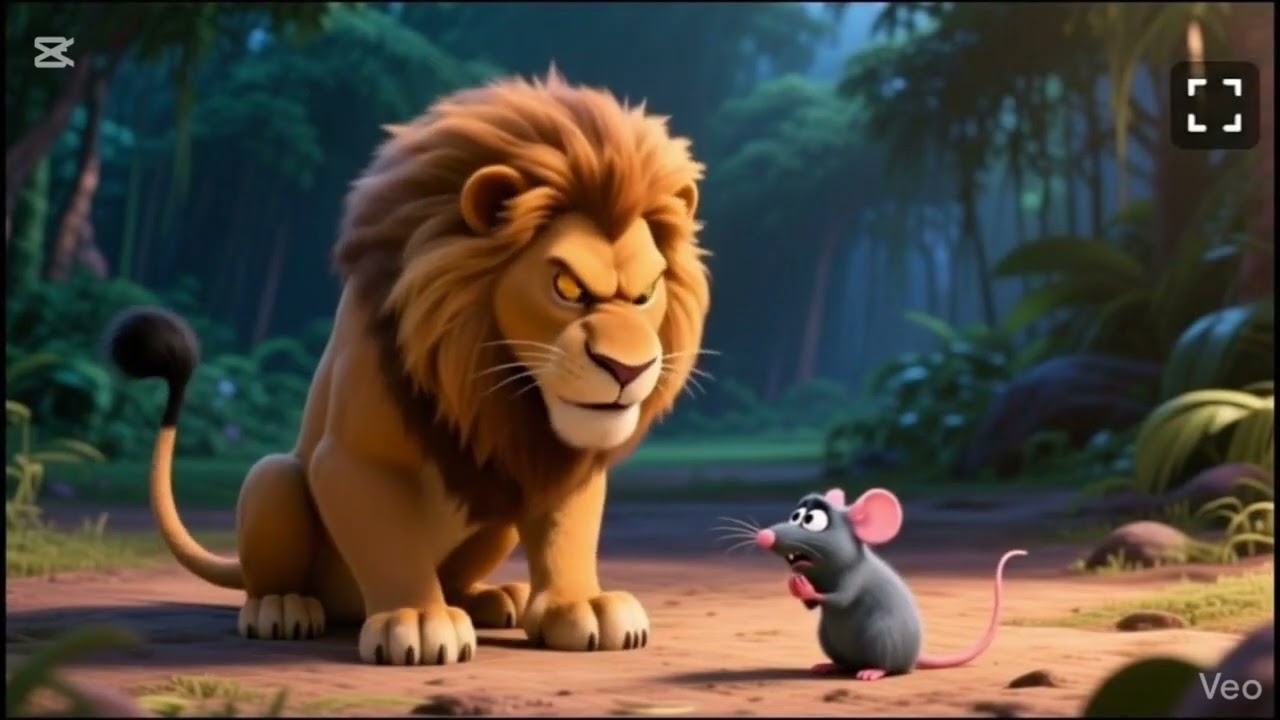 Lion and mouse story | Animation World 