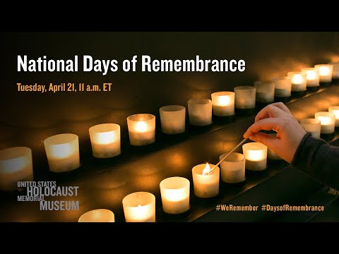 2020 Days of Remembrance Commemoration