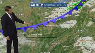 Cooler with Lingering Showers, T-Showers Friday