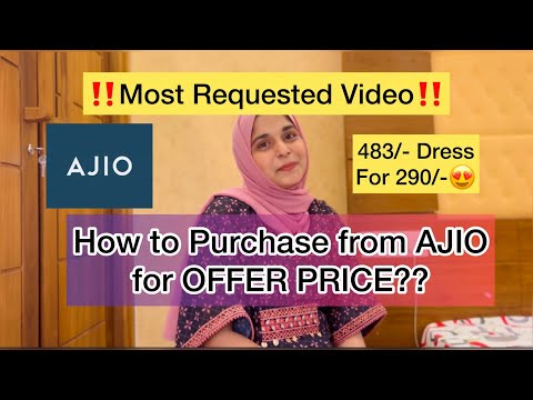 How to Purchase from AJIO for OFFER PRICE 😍Detailed Video | MUST WATCH‼️ #trending #youtube #ajio