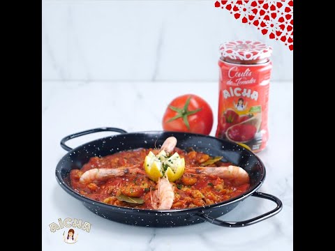 Crevettes au Coulis de Tomates Aïcha®