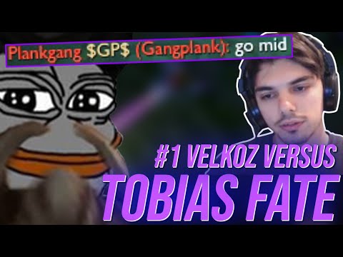 BEST VEL'KOZ WORLD VS UNLUCKY TOBIAS FATE - League of Legends