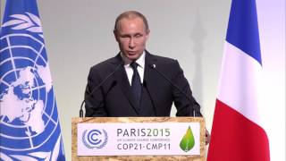 Владимир Путин: Благодаря усилиям России глобальное потепление затормозилось почти на год