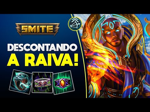 Descontando a RAIVA nessa partida! OLORUN ADC - ⚡ Smite BR Conquista