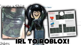 HOW To CREATE A SHIRT IN REAL LIFE To ROBLOX!! | Roblox | Tutorial