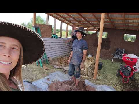 Barn from start to finish! #naturalbuilding #permaculture #homestead