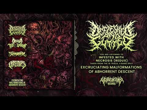 DEFLESHED AND GUTTED, DEVOUR THE UNBORN, SLAMENTATION & INHUMAN ATROCITIES [16 TRACK SPLIT PREMIERE]
