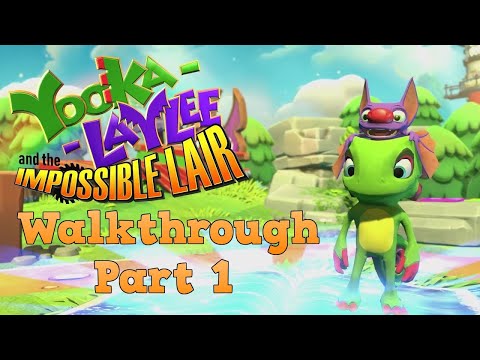 Yooka-Laylee and the Impossible Lair Walkthrough - Hivory Towers (Part 1)