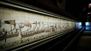 Bayeux-Teppich erreicht British Museum nach historischem Transfer