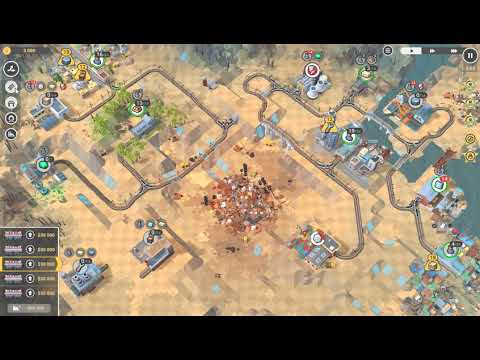 Train Valley 2 - Level 44: The Mountain of Garbage (5 Stars)