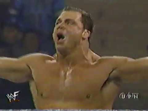 Tazz vs Mean Street Posse, gets attacked by Kurt Angle WWE WWF wrestling